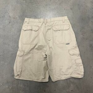 Y2K Levis Silver Tab mens tan cargo shorts loose fit baggy worker 38